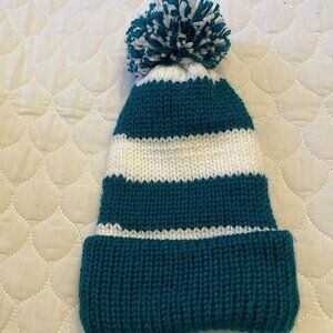 Hand knit beanie